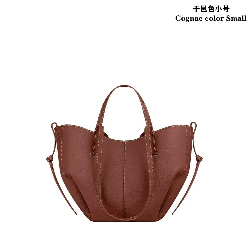 Polene leather tote handbag