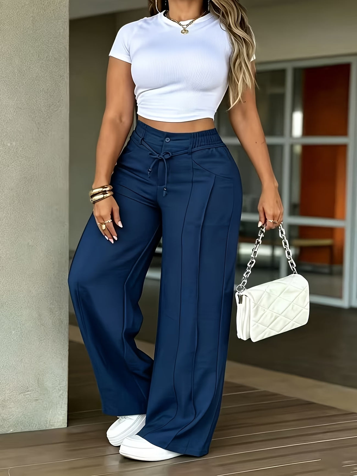 Casual wideleg pants 1