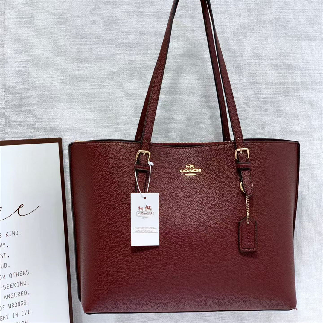 Coach large capacity tote handbag
