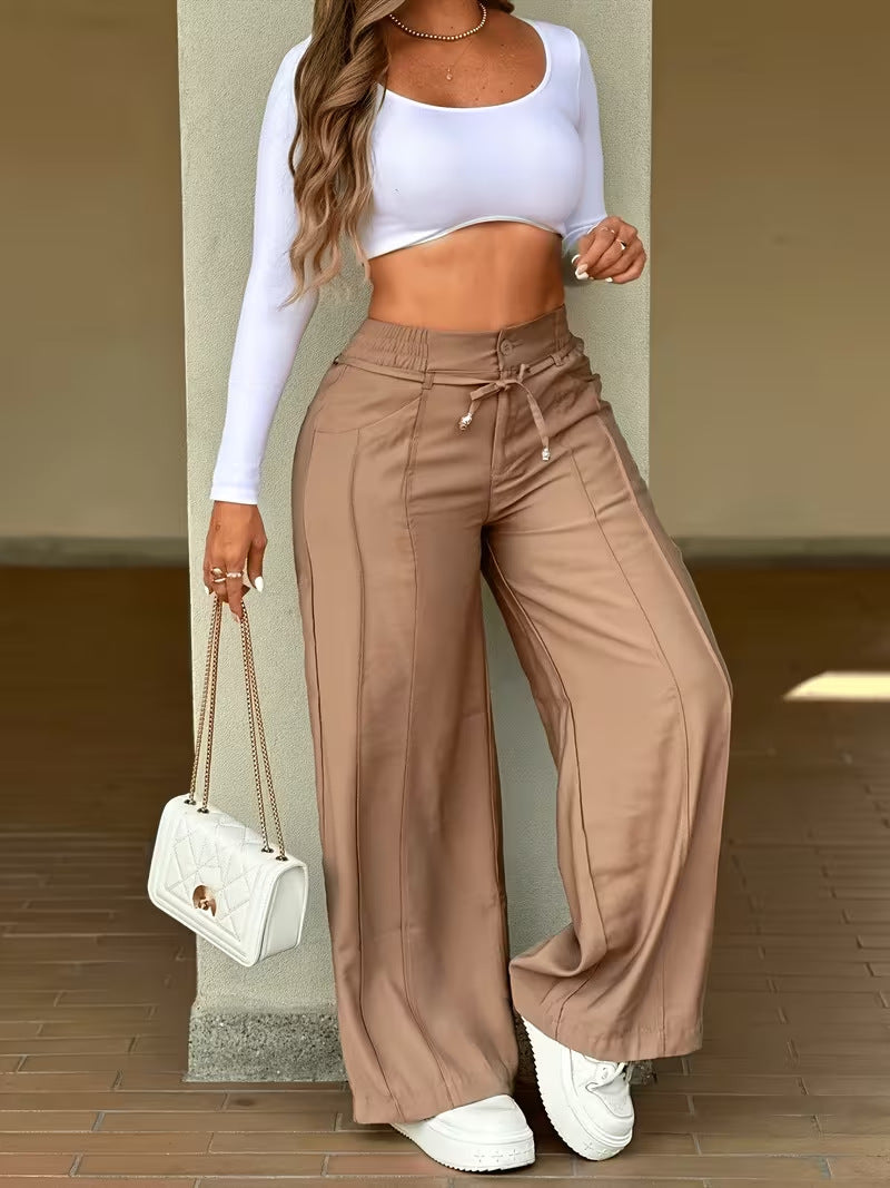 Casual wideleg pants 1