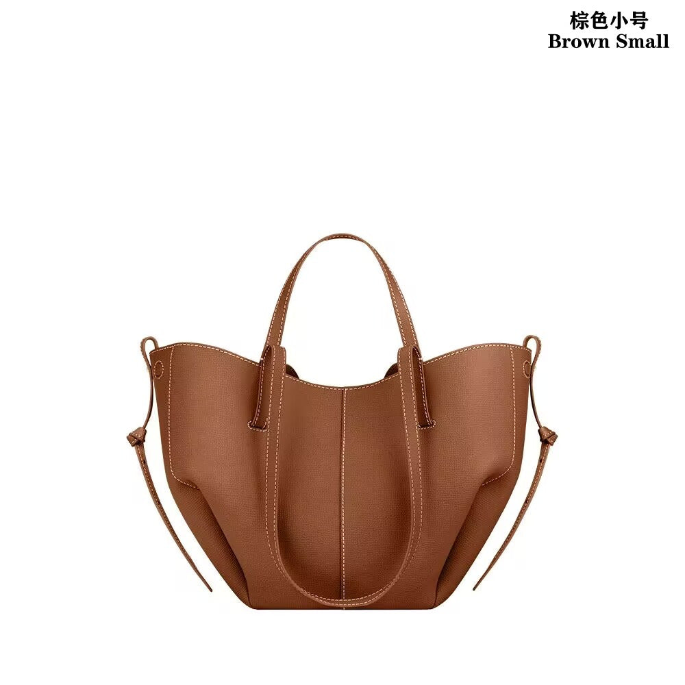 Polene leather tote handbag