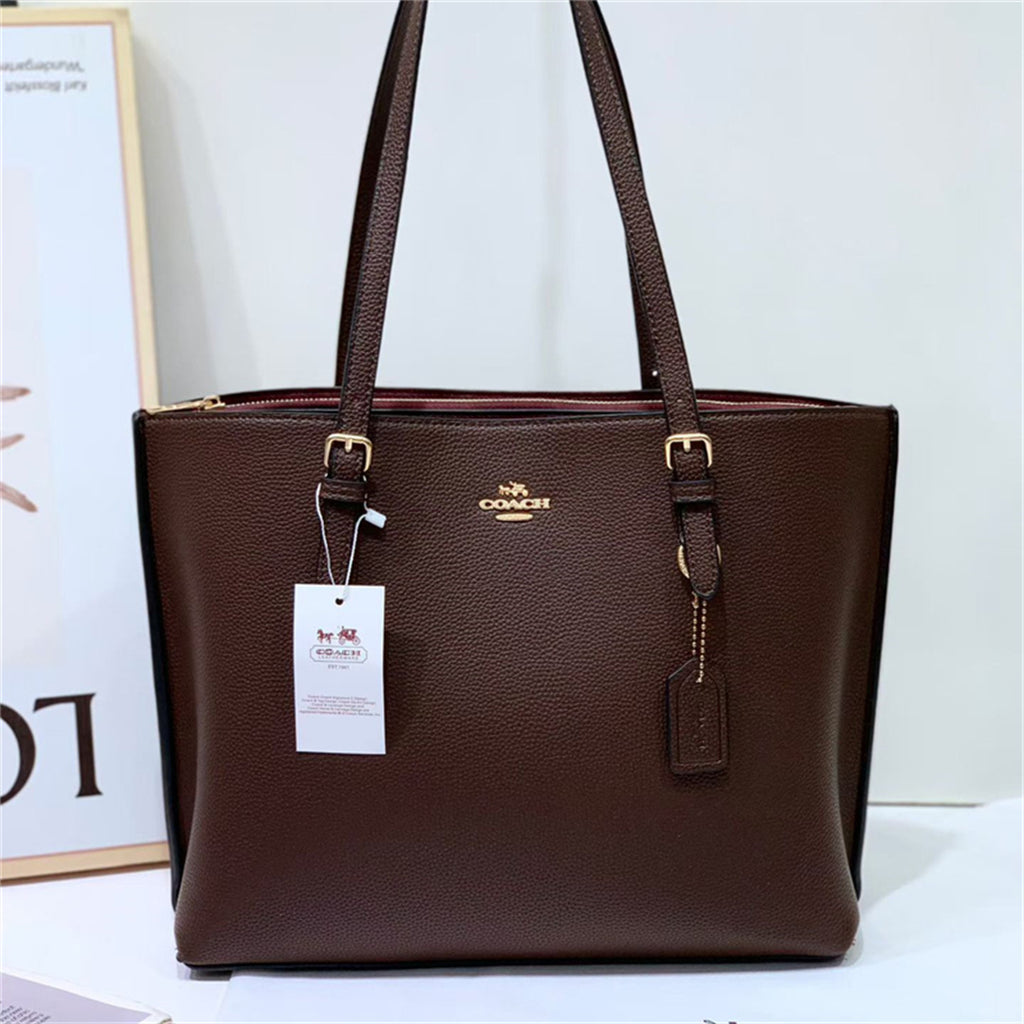 Coach large capacity tote handbag