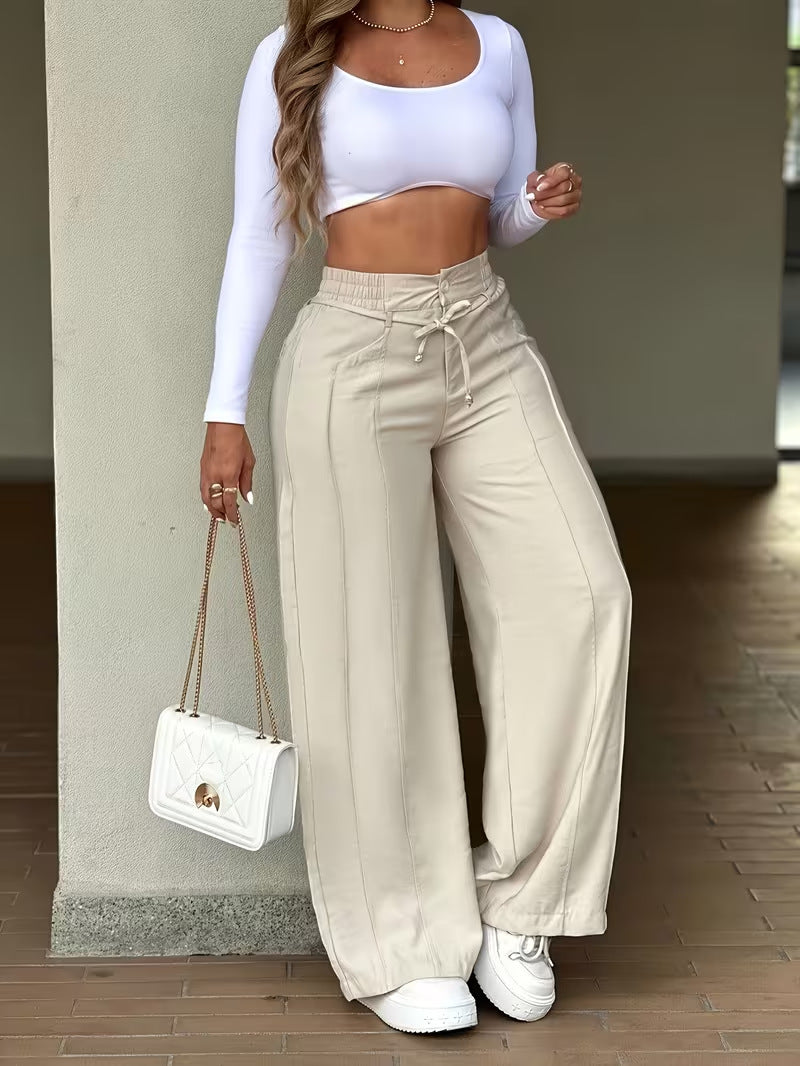 Casual wideleg pants 1