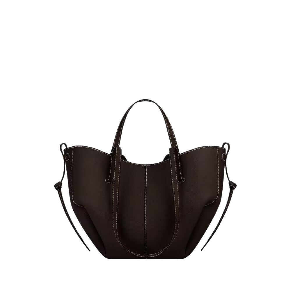 Polene leather tote handbag