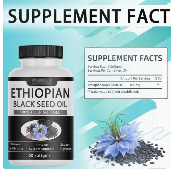 Ethiopian Multivitamin  Black Seed Oil Capsules