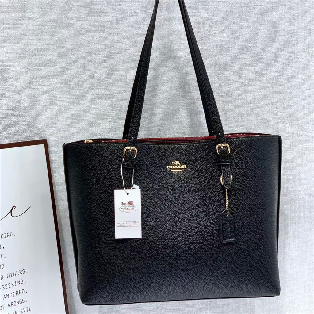 Coach large capacity tote handbag