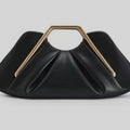 Pleated high end crossbody/ armpit handbag